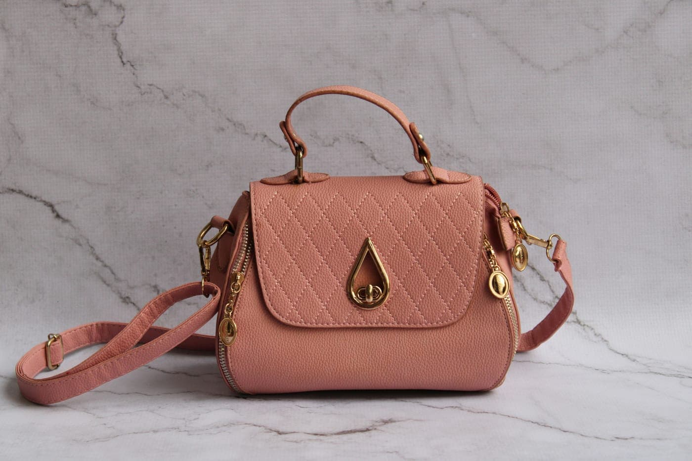 Blush Quilted Sling