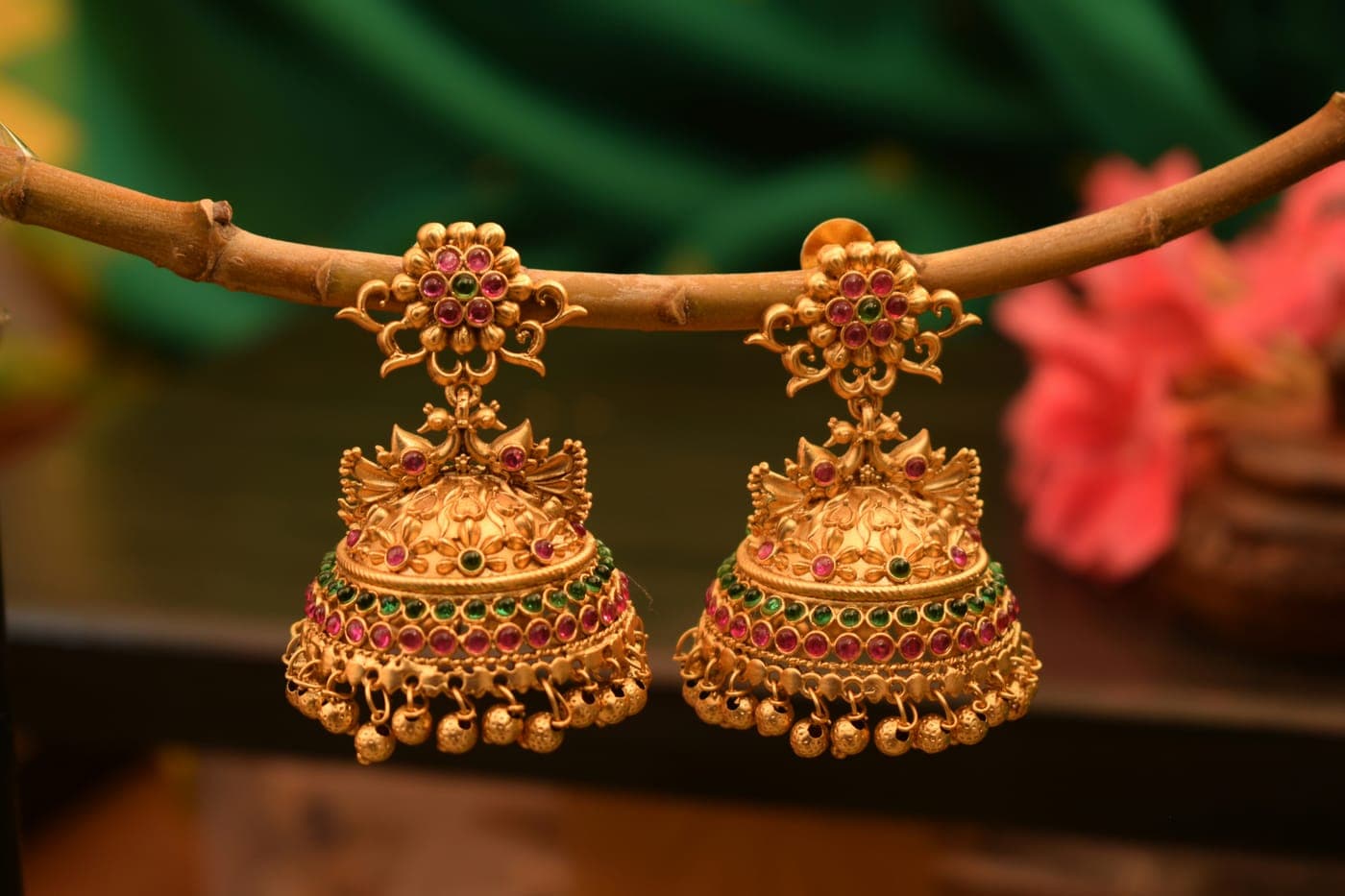 Kanchi Temple Jhumka
